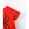 imageToddler Baby Boy Clothes Summer Outfits Cotton Short Sleeve TShirt Dinosaurs Shorts Set Boy Clothes Outfits SetRed Spider