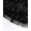 imageRenotemy Baby Girl Flower Dress Summer Tutu Tulle Boho Princess Wedding Birthday Party Dresses for Infant Girls 018 MonthsBlack Sequin