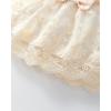 imageRenotemy Baby Girl Flower Dress Summer Tutu Tulle Boho Princess Wedding Birthday Party Dresses for Infant Girls 018 MonthsCreamy White Lace