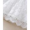 imageRenotemy Baby Girl Flower Dress Summer Tutu Tulle Boho Princess Wedding Birthday Party Dresses for Infant Girls 018 MonthsOffwhite Lace