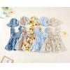 imageRenotemy Newborn Infant Baby Girl Dresses Summer Outfits Boho Casual Sundress Gifts Toddler Clothes for Girl with Hat and BagBlue Daisy