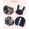 imageRenotemy Baby Boy Clothes Flannel Plaid BodysuitCorduroy OverallsBeret Hat 3Pcs Fall Winter Outfits for 324 Months BoysBlue
