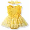 imageRenotemy Newborn Baby Girl Lace Romper Infant Summer Boho Flower Tulle Dress Party Gifts Newborn Photography OutfitsYellow Daisy